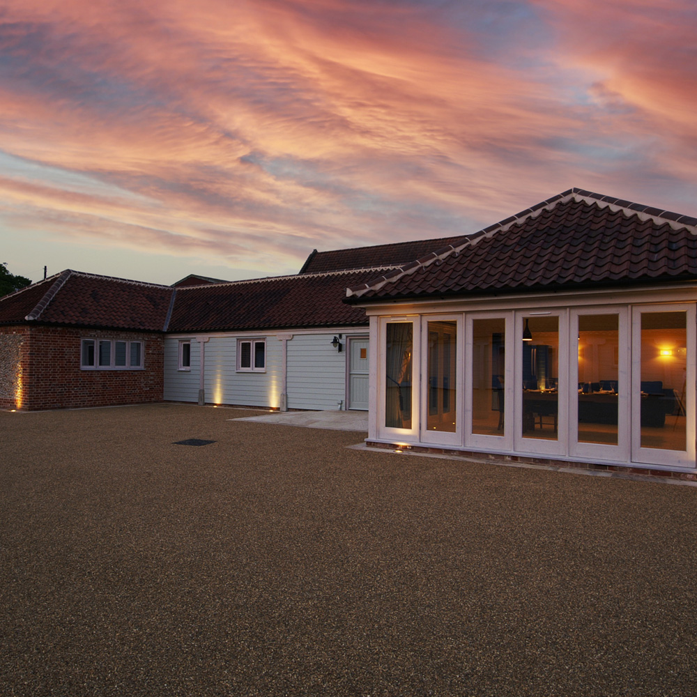 Brazenhall Barns - The Lodge - At Sunset