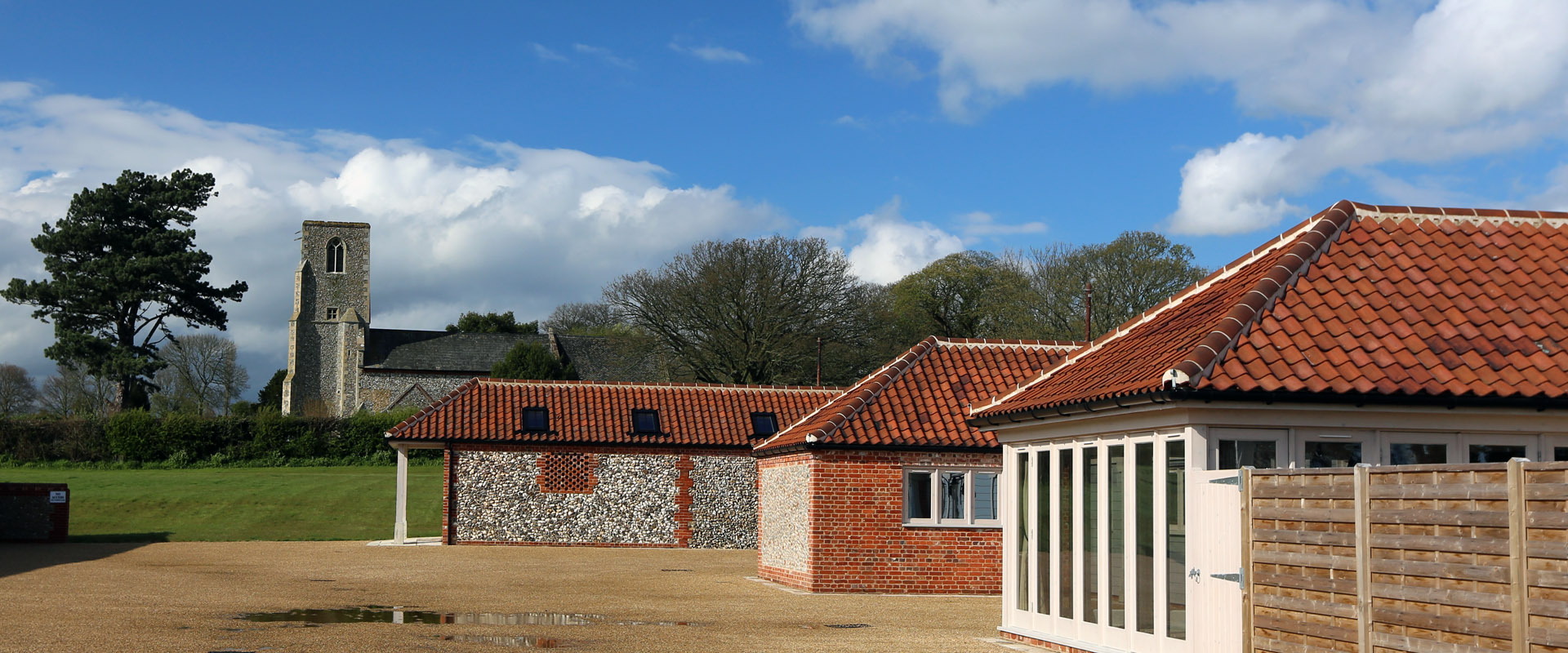 The Lodge Looking Onto St Peters Church