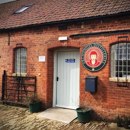 Archangel Distillery front door - Local attraction