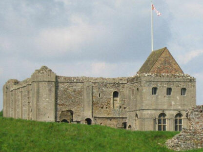Castle Rising well preserved 12th century castle